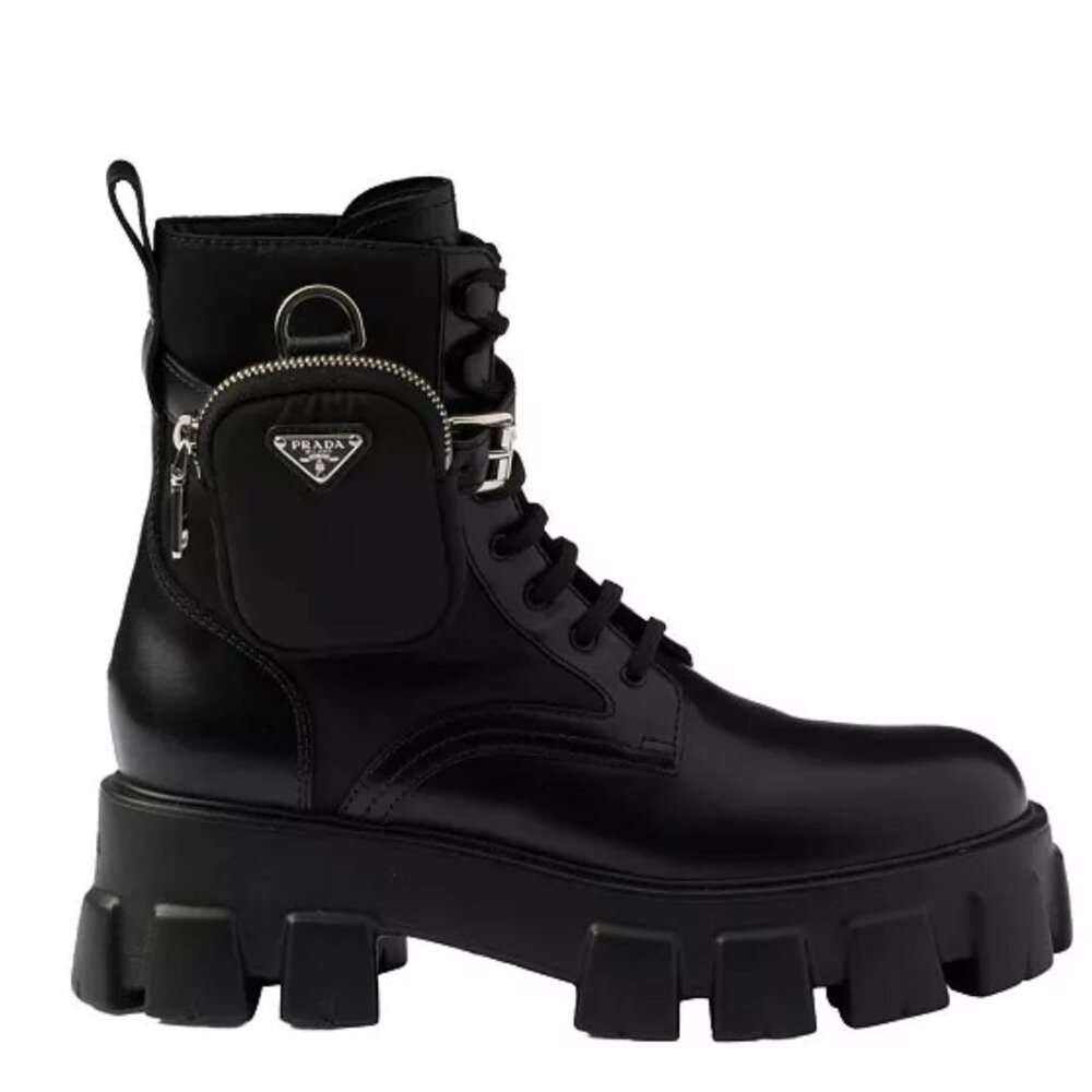 ✨ Set of 4 Removable Side Pouches ✨ from Monolith vinyl PRADA boots